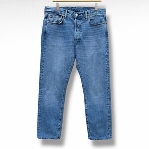 Buck Mason Maverick Slim Japanese Indigo Jeans Act. Size 34x28” Medium Wash